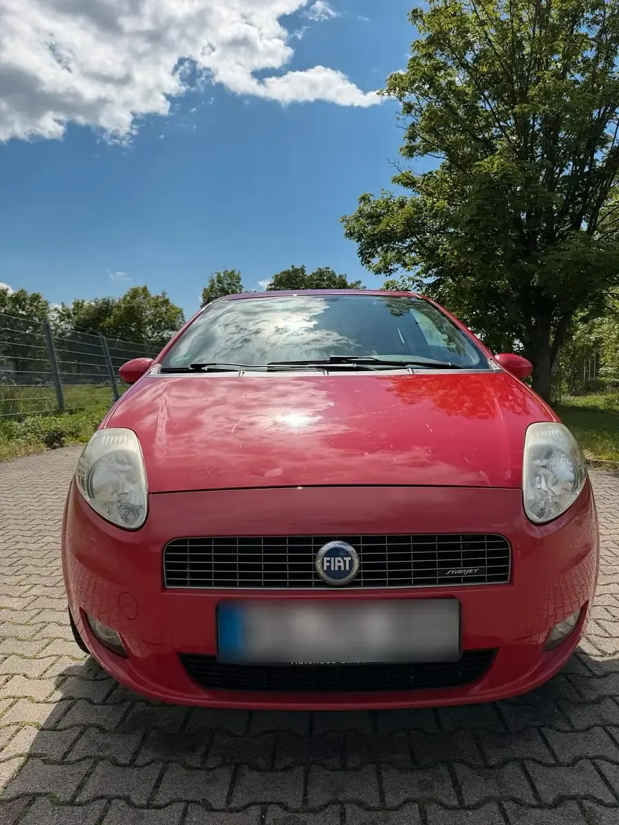 Gebraucht Fiat Punto 95 PS (69 kW) 2007 Rot Kleinwagen