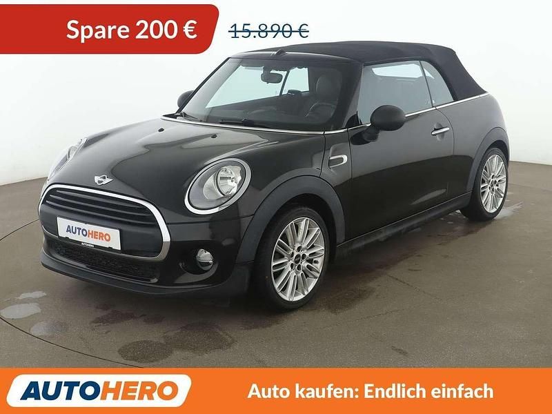 Midnight black Gebraucht 2016 Mini One Cabriolet Cabrio | 15.690 € (Fairer Preis) - Bild 1/3
