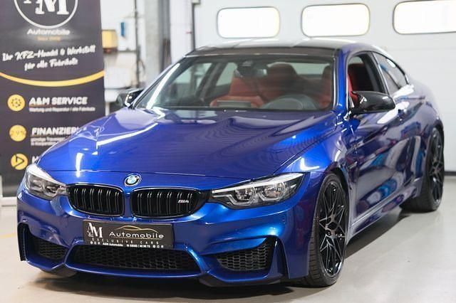 San marino blau Gebraucht 2019 BMW M4 Competition Edition Coupé | 51.499 € (Superpreis) - Bild 1/3