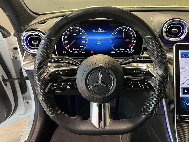 Gebraucht Mercedes C300e AMG 204 PS (150 kW) 2022 Weiß Limousine