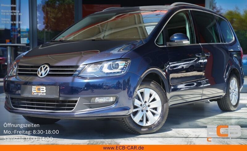 Blau Gebraucht 2015 VW Sharan Comfortline Van / Kleinbus | 15.890 € (Guter Preis) - Bild 1/4