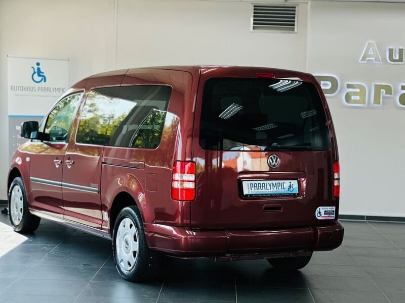 Gebraucht VW Caddy Maxi 105 PS (77 kW) 2012 Rot Van / Kleinbus