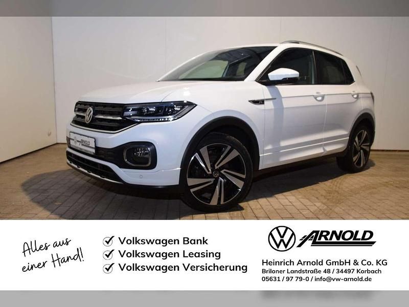 Pure white Gebraucht 2021 VW T-Cross R-line SUV | 17.590 € (Fairer Preis) - Bild 1/4