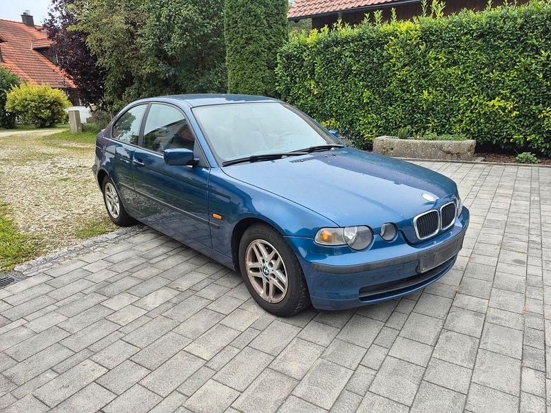 Blau Gebraucht 2001 BMW 316 Compact Sport Line Kleinwagen | 999 € (Superpreis) - Bild 1/4