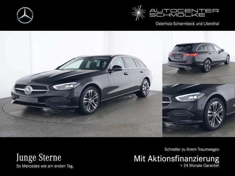 Schwarz Gebraucht 2023 Mercedes C300 Advanced Plus Kombi | 42.480 € (Fairer Preis) - Bild 1/4
