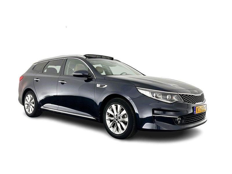 Blau Gebraucht 2016 Kia Optima Kombi | 5.945 € - Bild 1/4