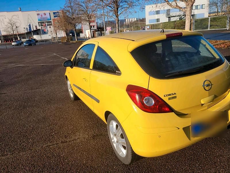 Gebraucht Opel Corsa 80 PS (58 kW) 2008 Gelb Kleinwagen