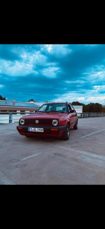 Rot Gebraucht 1990 VW Golf II Kleinwagen | 5.350 € - Bild 1/4