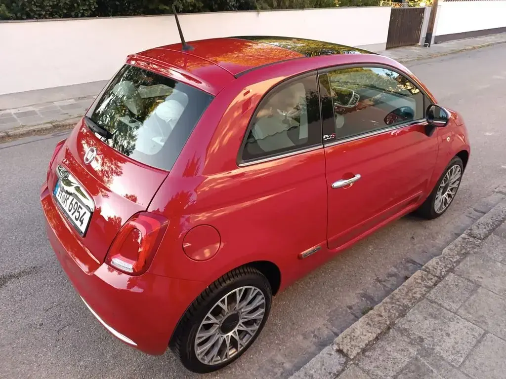 Gebraucht Fiat 500 Lounge 69 PS (50 kW) 2016 Rot Kleinwagen