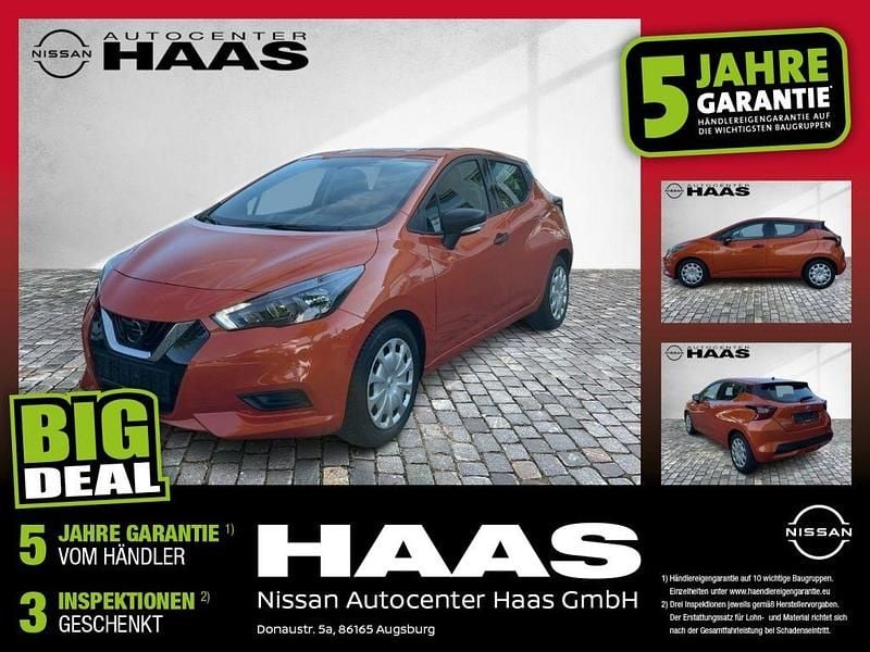 Orange Gebraucht 2021 Nissan Micra Visia Kleinwagen | 11.190 € (Guter Preis) - Bild 1/4