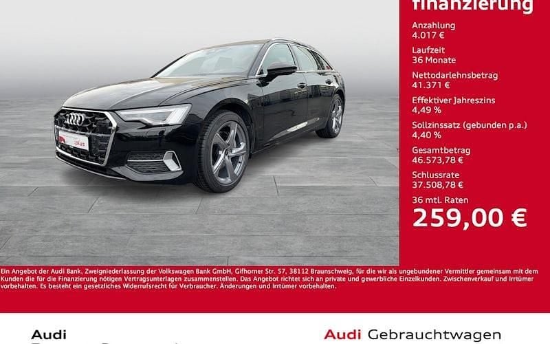 Schwarz Gebraucht 2025 Audi A6 Advanced Kombi | 45.388 € (Superpreis) - Bild 1/4