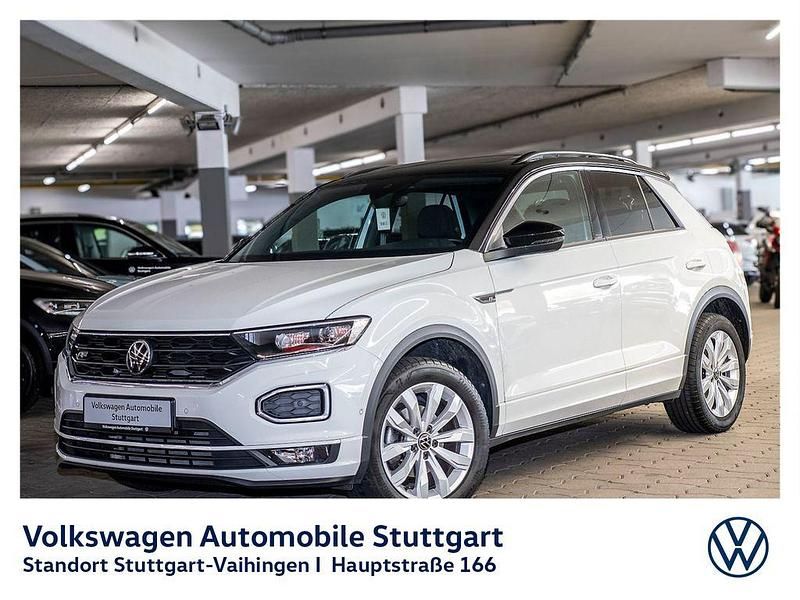 Pure white/schwarz Gebraucht 2021 VW T-Roc Sport SUV | 24.930 € (Fairer Preis) - Bild 1/4