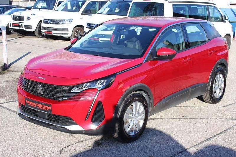 Rot Gebraucht 2021 Peugeot 3008 Business-Line SUV | 21.900 € (Fairer Preis) - Bild 1/4