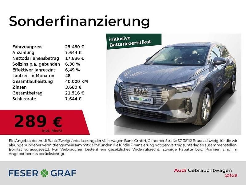 Gebraucht Audi Q4 e-tron Advanced 150 kW (204 PS) 2022 Kieselgrau SUV
