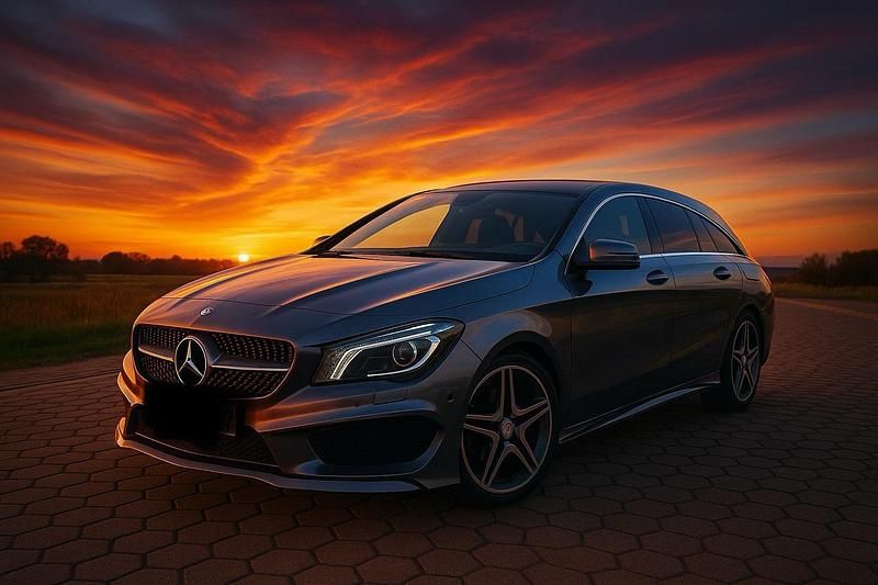 Grau Gebraucht 2015 Mercedes CLA220 Shooting Brake AMG Kombi | 16.000 € (Fairer Preis) - Bild 1/4