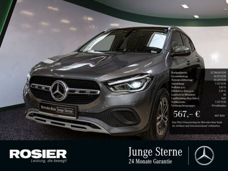 Grau / mountaingrau (metallic) Gebraucht 2023 Mercedes GLA250 Style SUV | 37.786 € (Guter Preis) - Bild 1/4