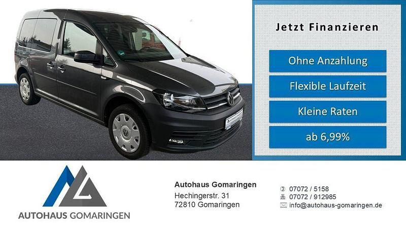 Grau Gebraucht 2018 VW Caddy Trendline Van / Kleinbus | 22.999 € (Etwas zu teuer) - Bild 1/4