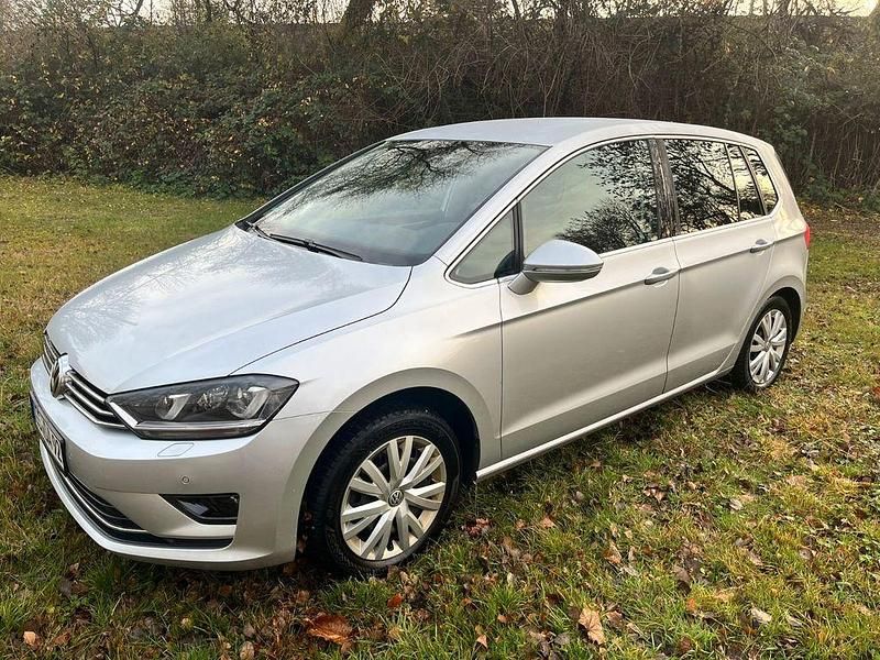 Gebraucht VW Golf Sportsvan Highline 125 PS (91 kW) 2015 Silber Van / Kleinbus