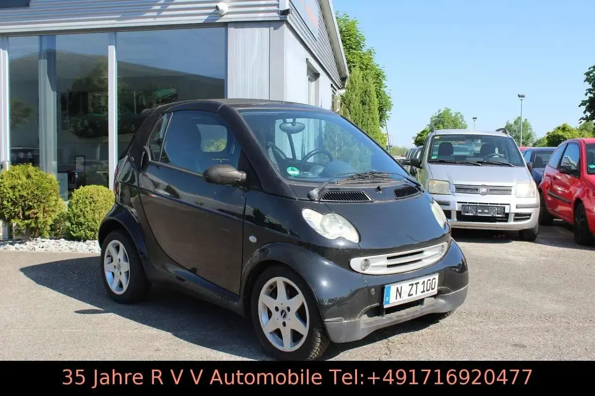 Occasion Smart ForTwo Cabrio Pulse 61 ch (44 kW) 2001 Noir Cabriolet