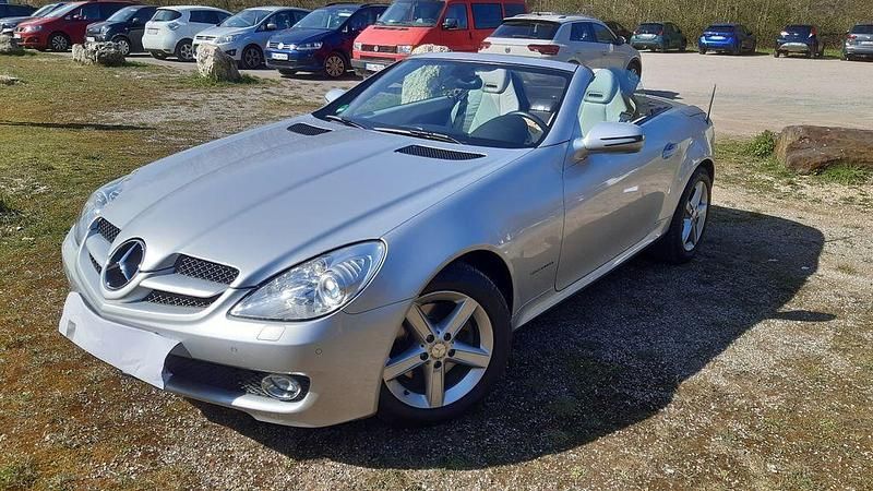 Gebraucht Mercedes SLK200 184 PS (135 kW) 2008 Silber Cabrio