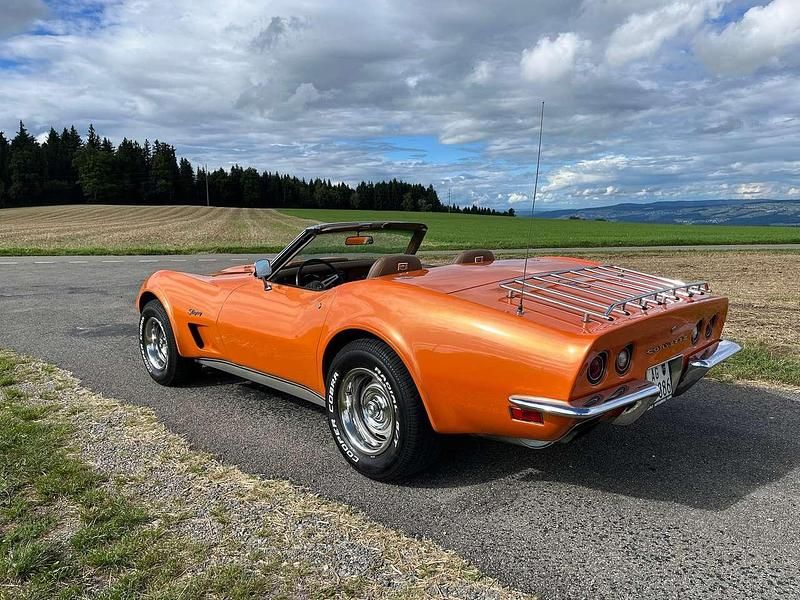 Gebraucht Corvette Stingray 250 PS (183 kW) 1973 Orange Cabrio