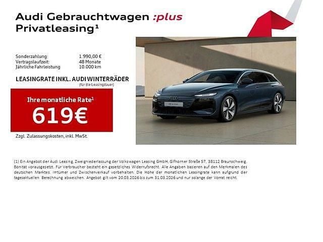 Brugt Audi A6 e-tron Performance 269 kW (367 HK) 2025 Blå Stationcar