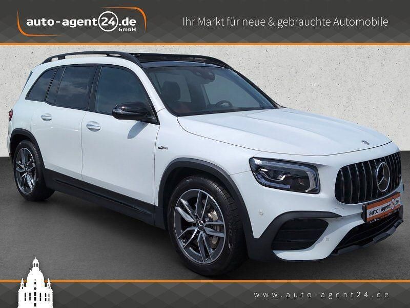 Digitalweiss metallic Gebraucht 2021 Mercedes GLB35 AMG SUV | 42.990 € (Guter Preis) - Bild 1/4