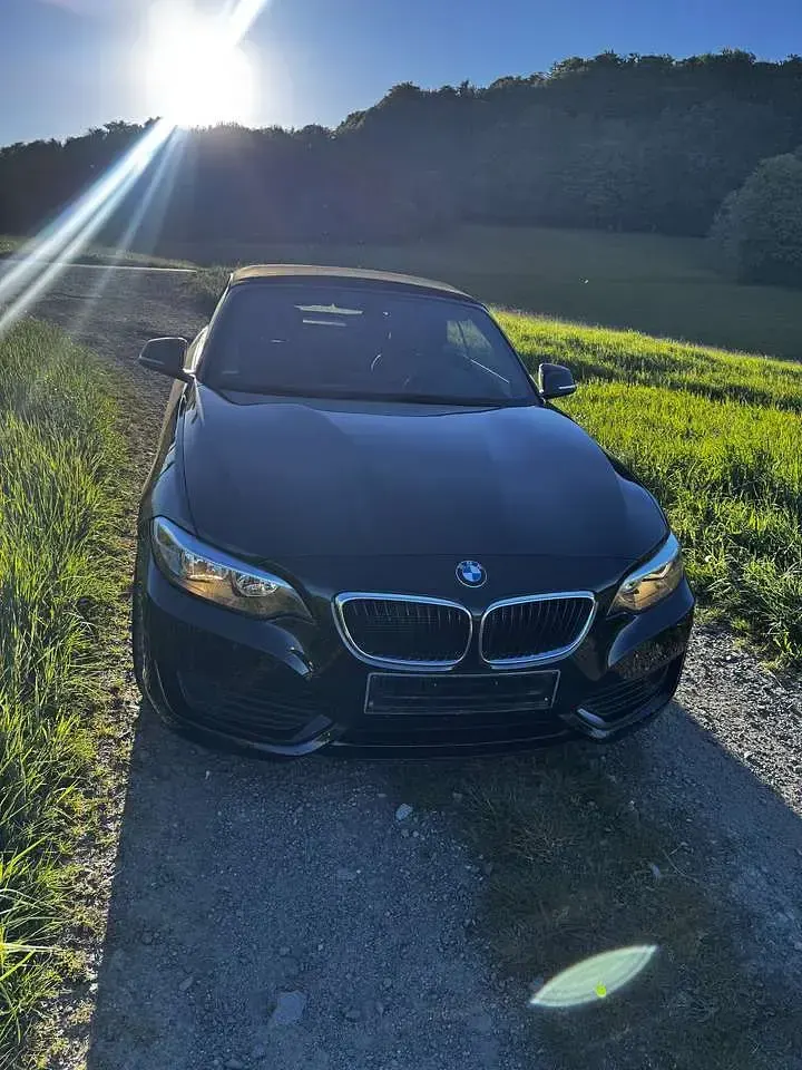 Usata BMW 220 184 CV (135 kW) 2016 Nero Cabrio