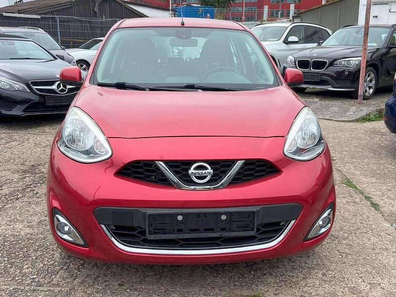 Gebraucht Nissan Micra Acenta 80 PS (58 kW) 2016 Rot Kleinwagen