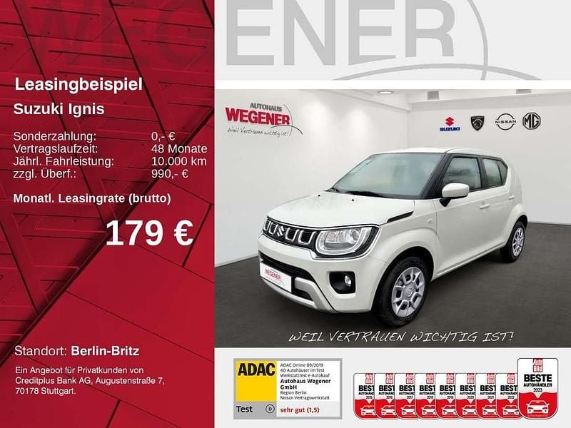 Pure white pearl metallic Gebraucht 2023 Suzuki Ignis Club Kleinwagen | 15.760 € (Fairer Preis) - Bild 1/4