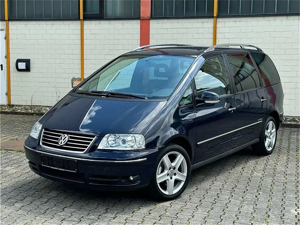 Gebraucht VW Sharan United 140 PS (102 kW) 2008 Blau Van / Kleinbus
