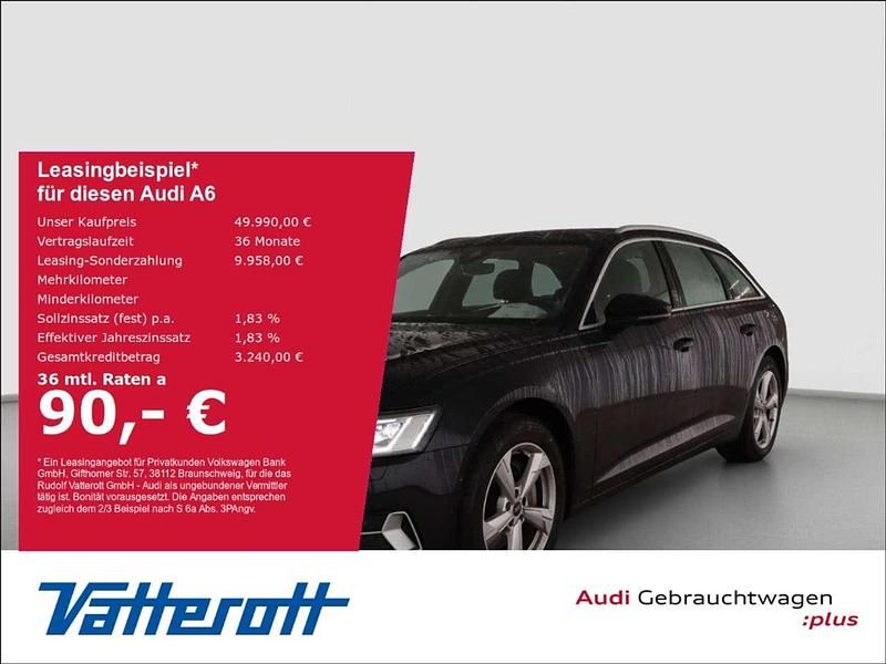 Schwarz Gebraucht 2025 Audi A6 Sport Kombi | 49.990 € - Bild 1/4
