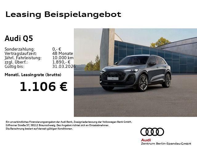Neu Audi Q5 S-Line 299 PS (219 kW) 2025 Grau SUV