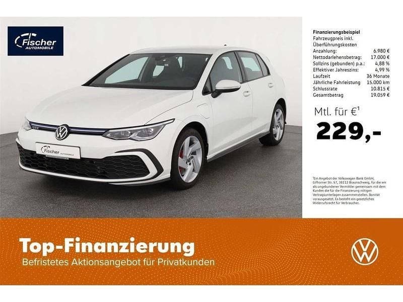 Weiss Gebraucht 2022 VW Golf VIII GTE Limousine | 23.980 € (Guter Preis) - Bild 1/4