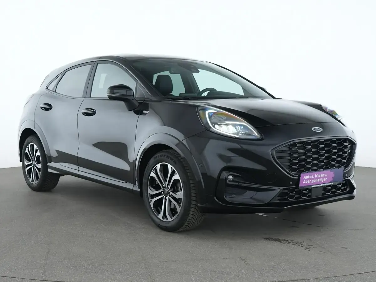 Gebraucht Ford Puma ST-Line X 125 PS (91 kW) 2022 Obsidian schwarz SUV