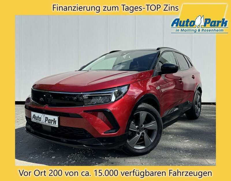 Rot / dach schwarz metallic Gebraucht 2023 Opel Grandland X GS Line SUV | 25.477 € (Fairer Preis) - Bild 1/3