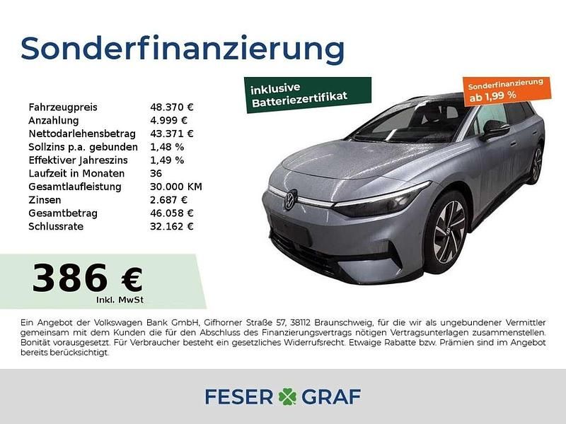 Gebraucht VW ID.7 Pro 210 kW (286 PS) 2024 Stonewashed blue metallic Kombi