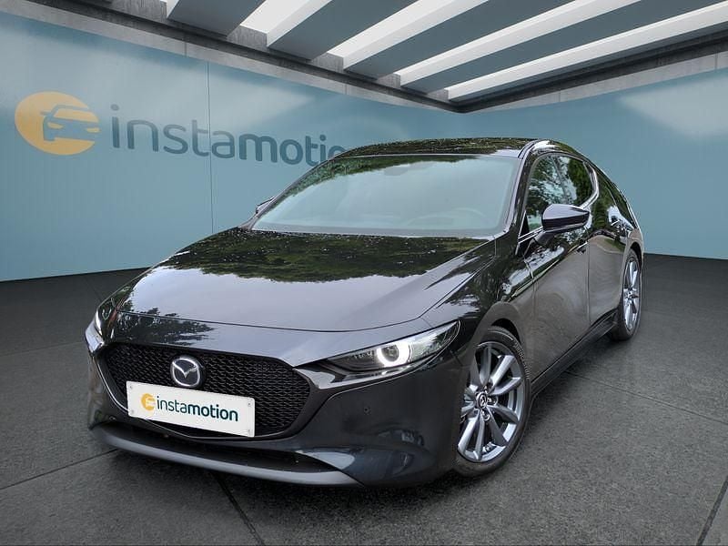 Schwarz Gebraucht 2022 Mazda 3 Limousine | 22.549 € (Fairer Preis) - Bild 1/4