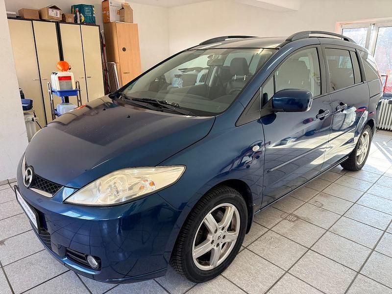 Gebraucht Mazda 5 Exclusive 116 PS (85 kW) 2006 Blau Van / Kleinbus