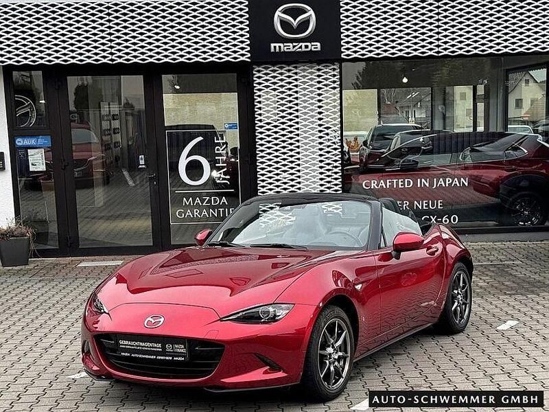 Gebraucht Mazda MX5 Selection 132 PS (97 kW) 2020 Magmarot metallic (metallic) Cabrio