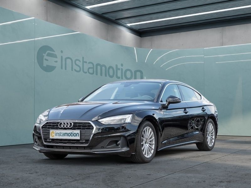 Schwarz Gebraucht 2023 Audi A5 Sportback Limousine | 43.980 € (Teuer) - Bild 1/4