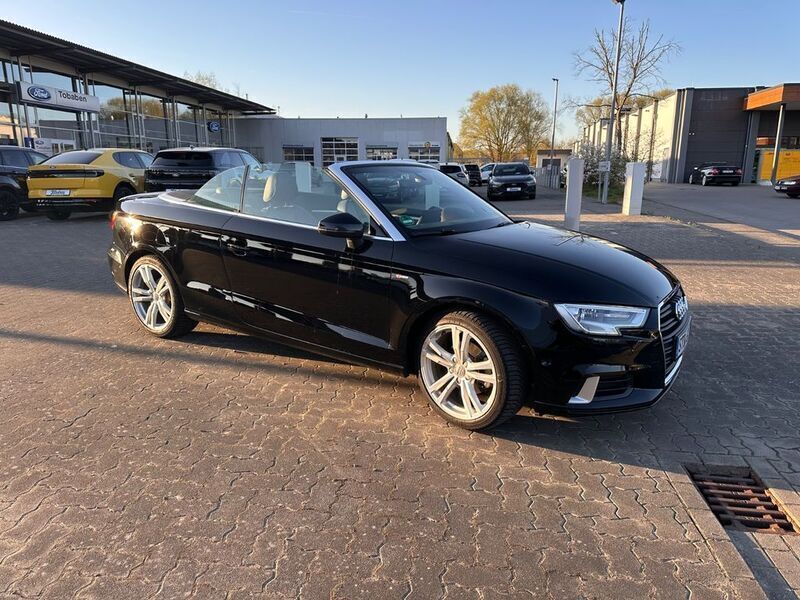 Schwarz Gebraucht 2017 Audi A3 Cabriolet S-Line Cabrio | 20.800 € (Guter Preis) - Bild 1/4