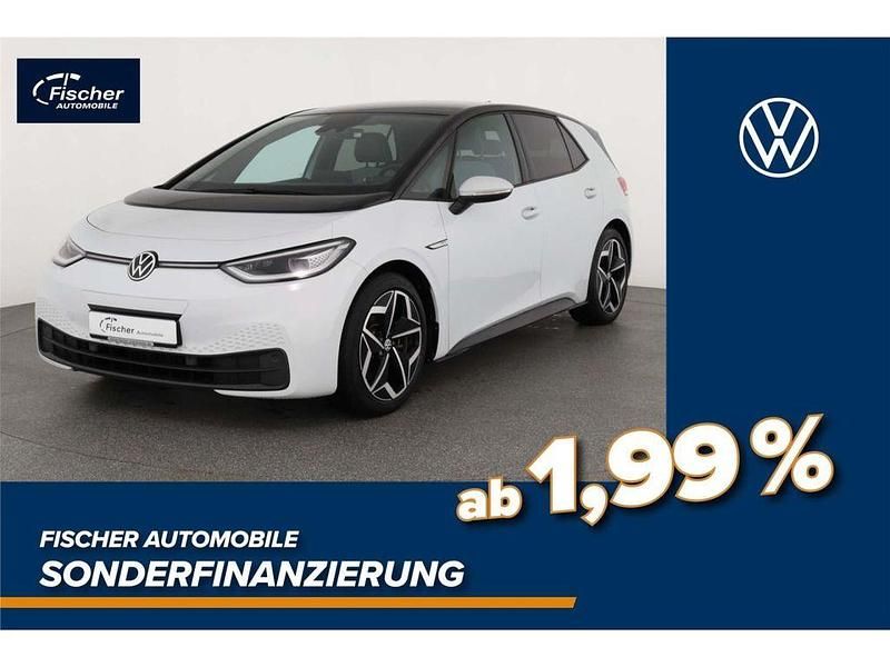 Gletscherweiß metallic/ dach s Gebraucht 2022 VW ID.3 Pro Performance Kleinwagen | 23.940 € (Superpreis) - Bild 1/4