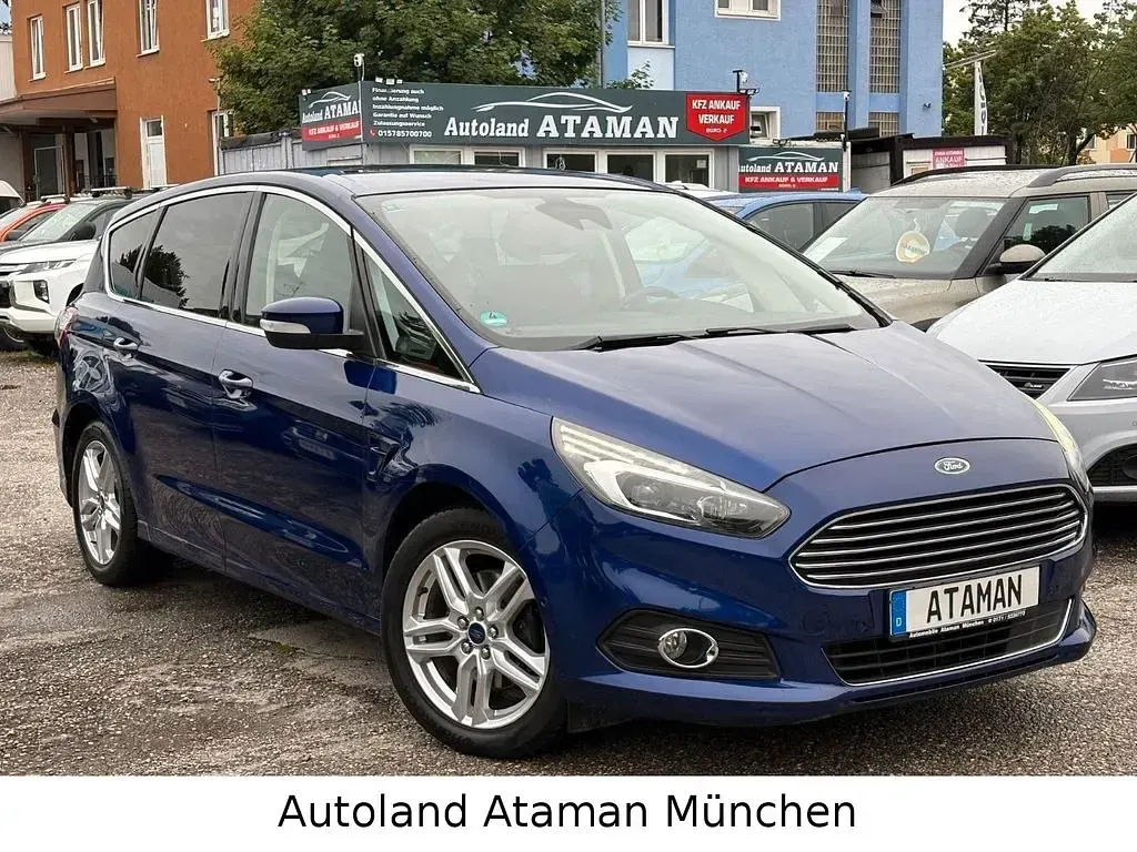 Gebraucht Ford S-MAX Titanium 179 PS (131 kW) 2016 Blau Van / Kleinbus