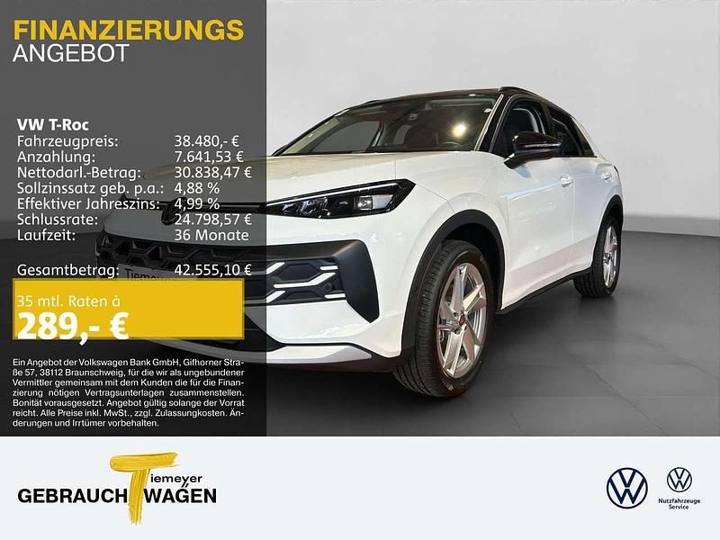 Weiß Neu 2025 VW T-Roc Life SUV | 38.480 € (Etwas zu teuer) - Bild 1/4