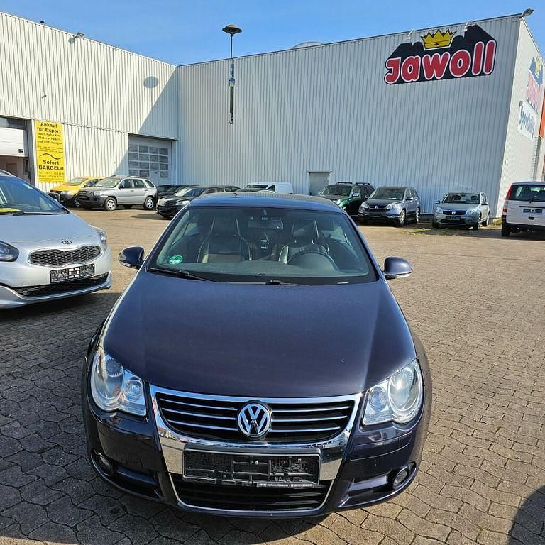 Blau Gebraucht 2008 VW Eos Individual Cabrio | 2.450 € - Bild 1/4
