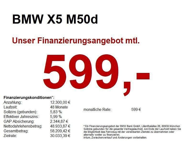 Mineralweiss metallic Gebraucht 2020 BMW X5 Performance SUV | 58.889 € (Teuer) - Bild 1/1