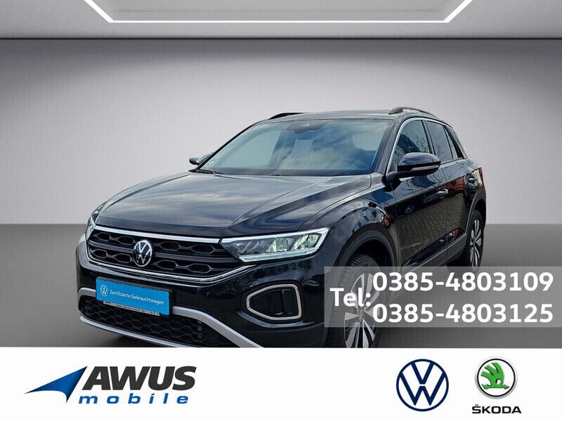 Schwarz / deep black (metallic) Gebraucht 2024 VW T-Roc Move SUV | 29.990 € (Guter Preis) - Bild 1/4