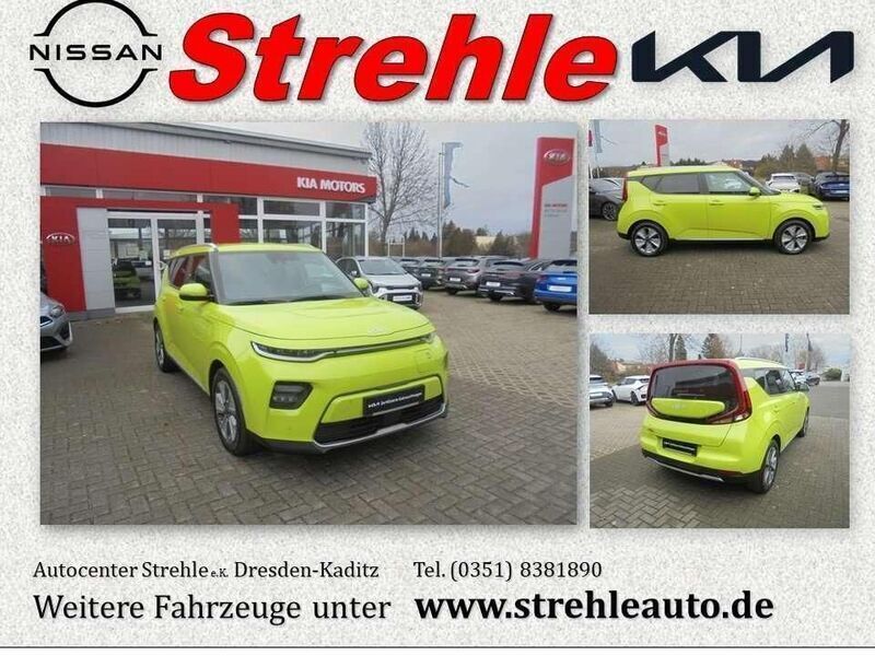 Gebraucht Kia Soul EV Spirit 150 kW (204 PS) 2021 Space cadet green metallic SUV