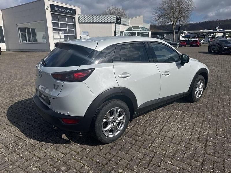 Gebraucht Mazda CX-3 121 PS (88 kW) 2019 Mondsteinweiß metallic SUV
